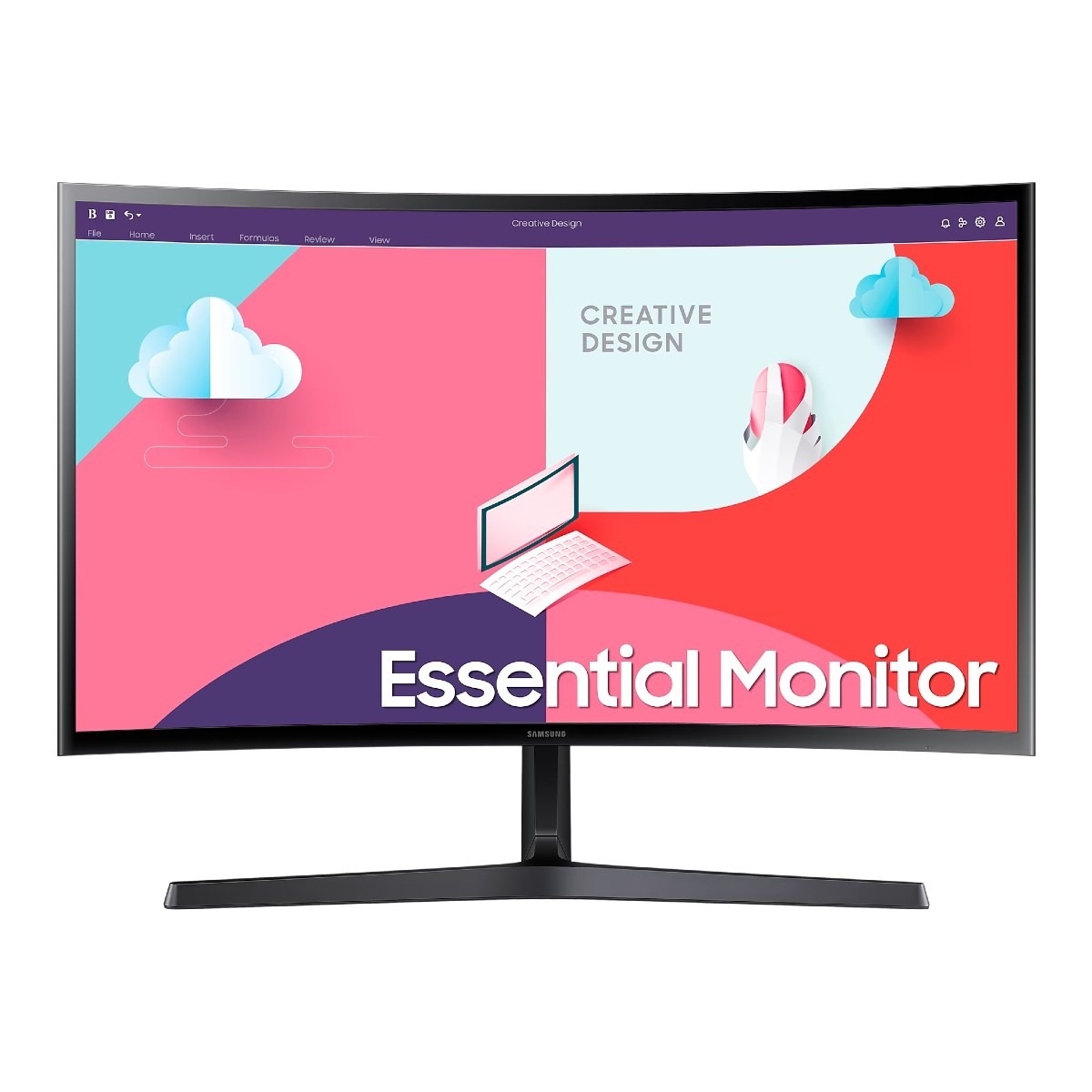 SAMSUNG LED 24” (LS24C366) VA PANEL HDMI|DSUB (1920x1080) CURVE